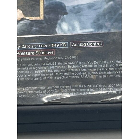 Medal of honor frontline DVD play station 2 rated Teen 2003 READ - Picture 4 of 4